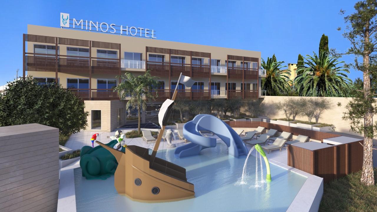 Minos Hotel Rethymno  Exterior photo